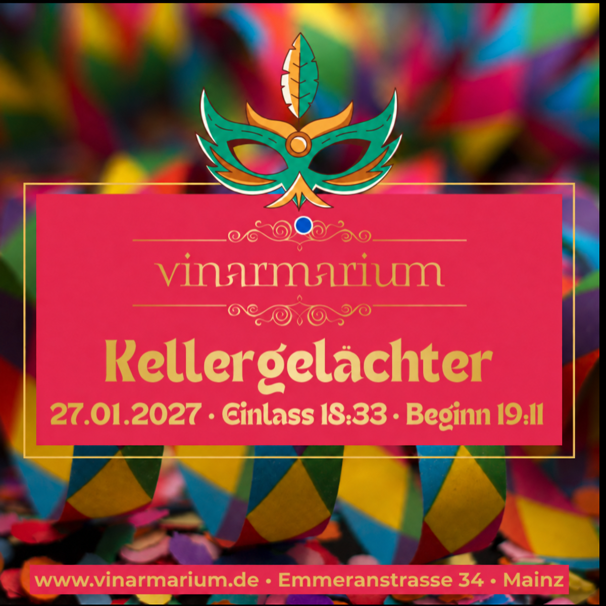 Kellergelächter am 27.Januar 2027